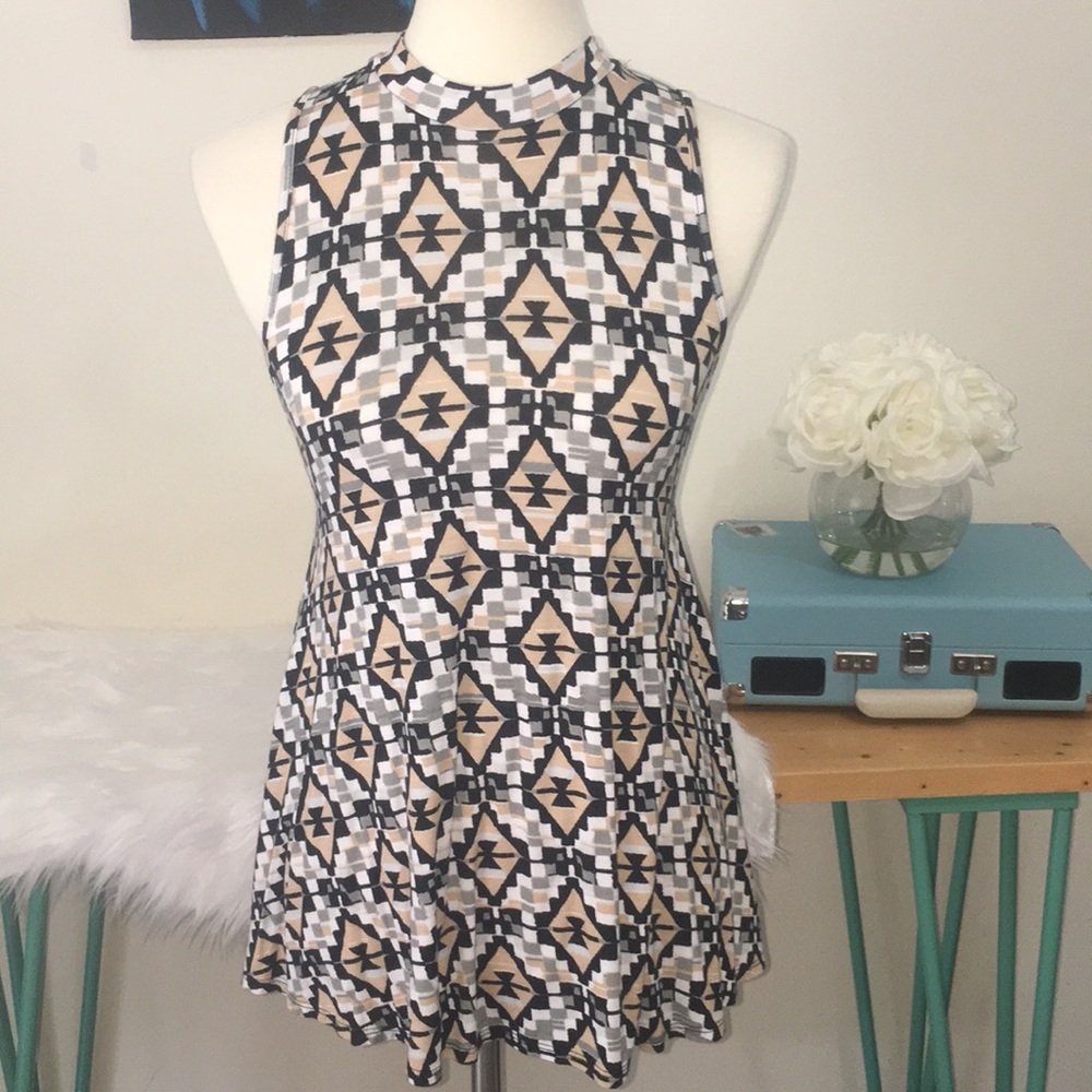 Rue21 Top Sleeveless Tee with Keyhole Back